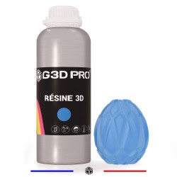 Résine 3D G3D PRO® Standard Translucide Bleu 1kg