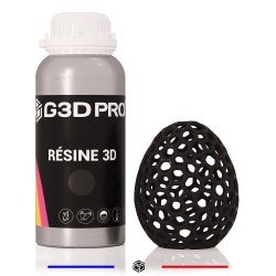 Résine 3D Lavable à l'eau G3D PRO® 500g Noir