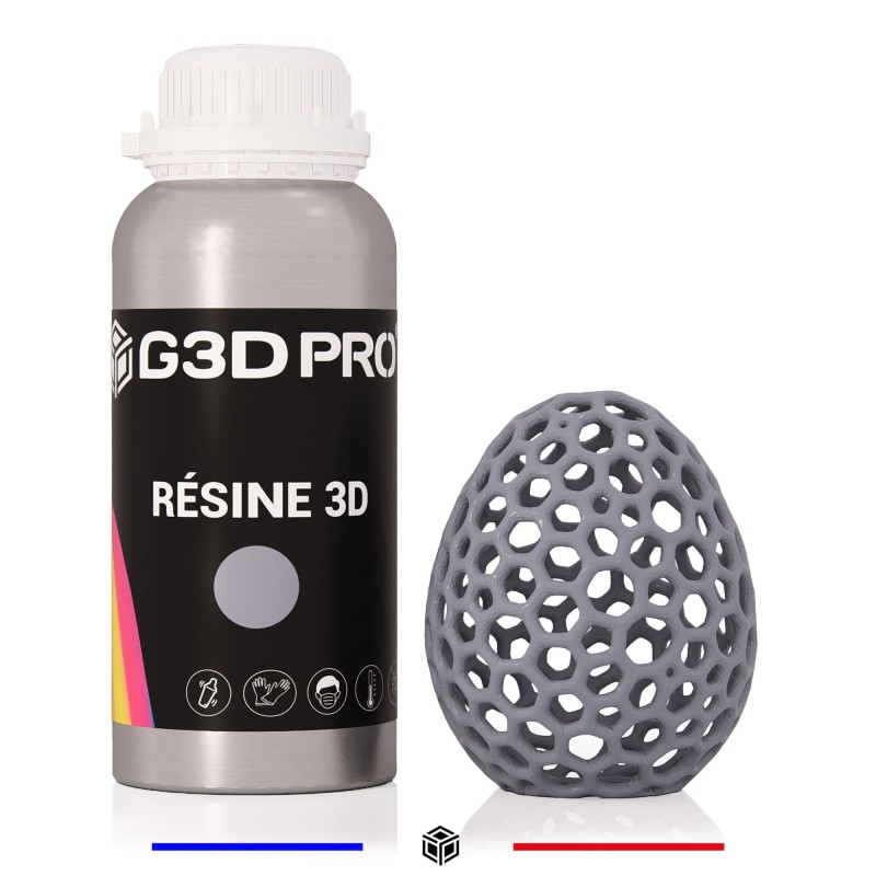 Résine 3D Lavable à l'eau G3D PRO® 500g Gris
