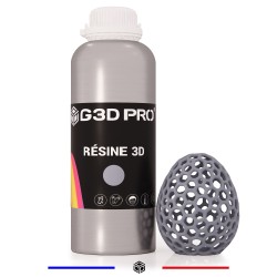Résine 3D Lavable à l'eau G3D PRO® 1kg Gris