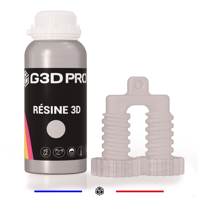 Résine 3D Enginneering Tough G3D PRO® 500g Transparent Résine 3D Enginneering Tough G3D PRO® 500g Transparent