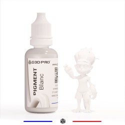 G3D PRO® - Pigment Résine 3D - Blanc