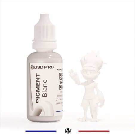 G3D PRO® - Pigment Résine 3D - Blanc