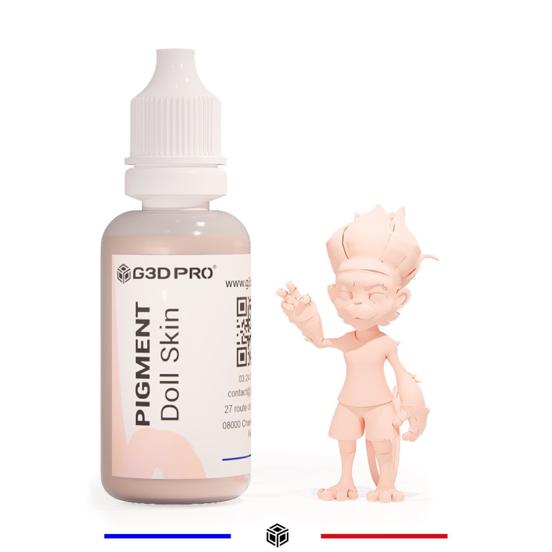 Pigment G3D PRO® pour Résine 3D 10g Doll Skin Pigment G3D PRO® pour Résine 3D 10g Doll Skin