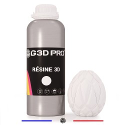 G3D PRO® - Résine 3D Standard - Blanc - 1kg