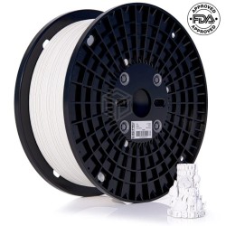 Filament 3D G3D PRO PLA FS 1.75mm 10kg bobine XXL Blanc