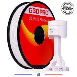 Filament 3D PETG-FS G3D PRO 500g Blanc 1.75 mm