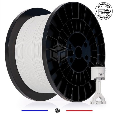 Filament 3D PETG-FS G3D PRO 5 kg Blanc 1.75 mm