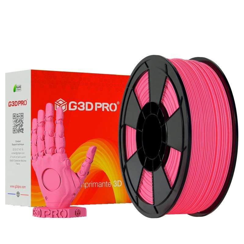 Fil 3D ABS 1 Kg 1.75 mm Rose