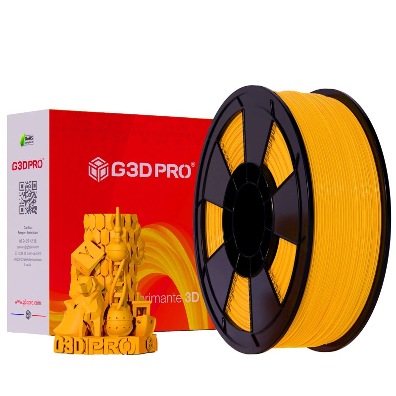 Fil 3D PLA 1 Kg 1.75 mm Jaune