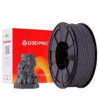 Fil 3D PLA Métallisé G3D PRO® 1.75mm 1 kg Gris Argenté