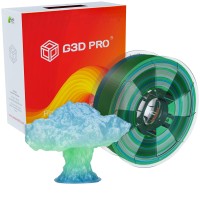 Fil 3D PLA 500g 1.75 mm Translucide Multicolore Été