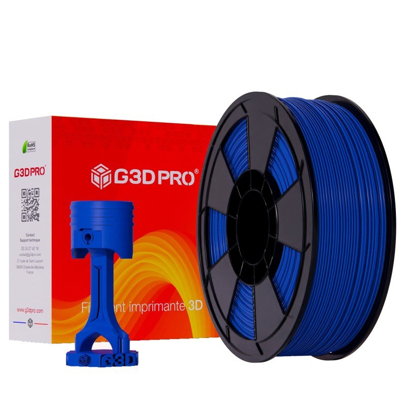 Filament 3D PETG 1 Kg Bleu 1.75 mm