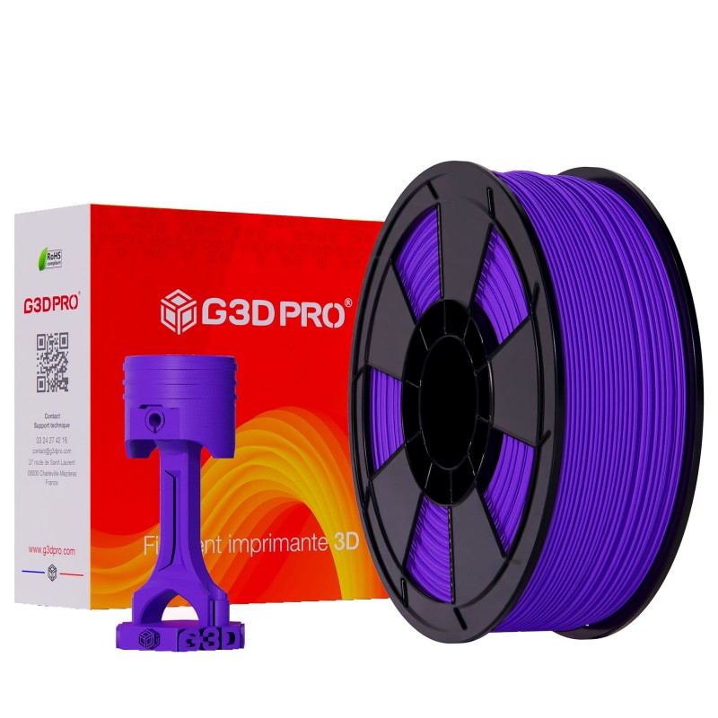 Filament 3D PETG 1 Kg Violet 1.75 mm