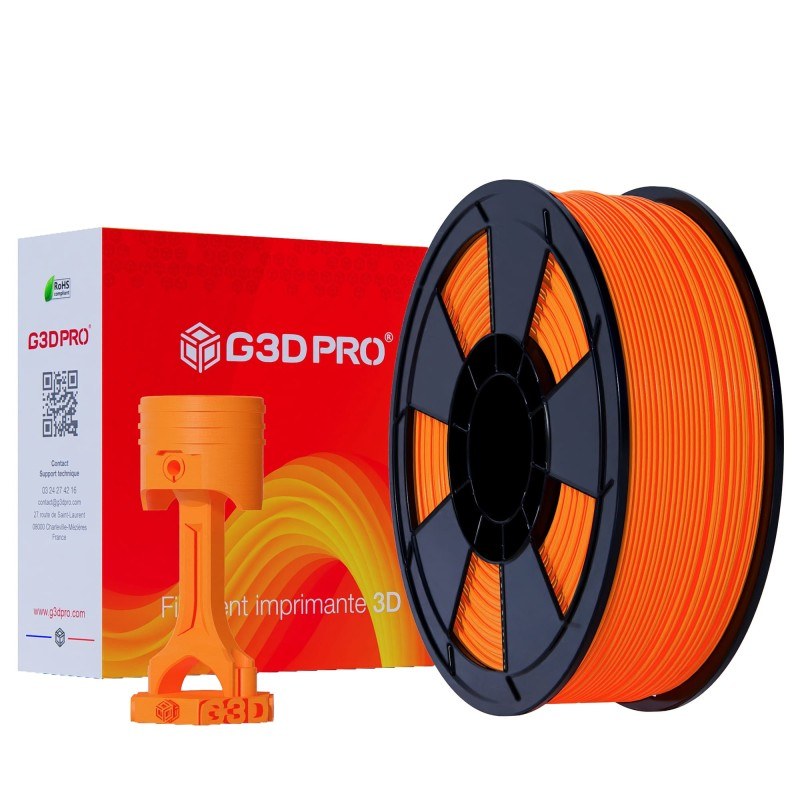 Filament 3D PETG 1 Kg Orange 1.75 mm