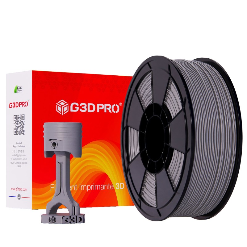 Filament 3D PETG 1 Kg Dark Gris 1.75 mm