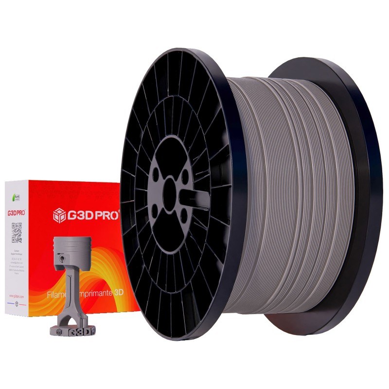 Filament 3D PETG 5 Kg Gris 1.75 mm