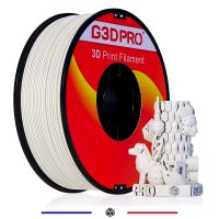 Fil 3D PLA 1 Kg 1.75 mm Blanc