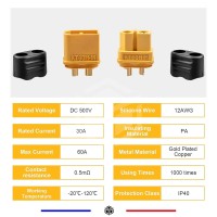 Connecteurs XT60H mâle XT60F femelle pour imprimante 3D