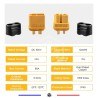 Connecteurs XT60H mâle XT60F femelle pour imprimante 3D