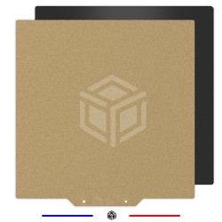 Plaque PEI 350x350mm double face texturée avec base magnétique