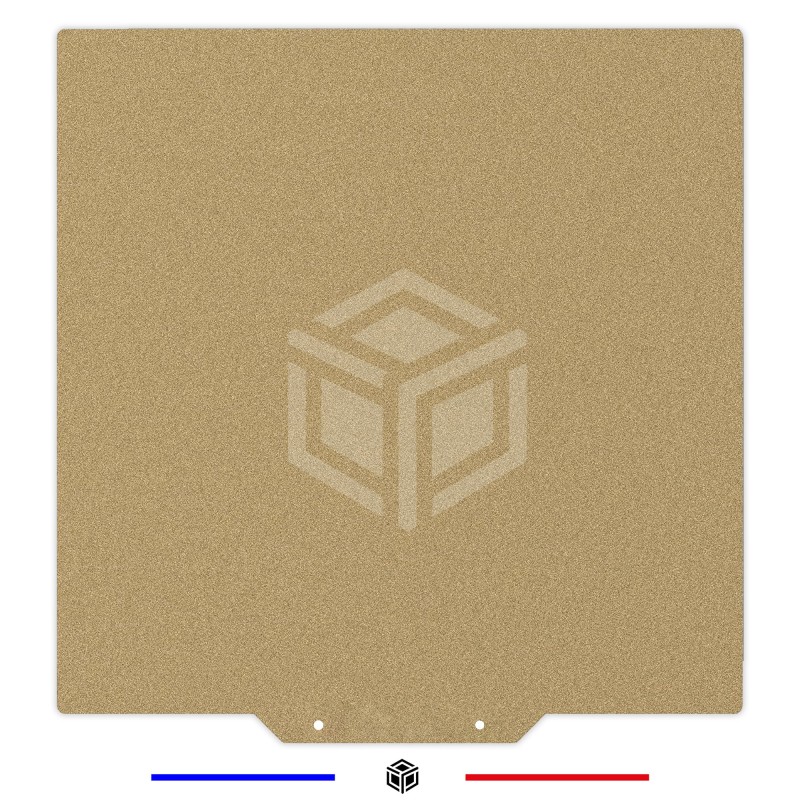 Plaque PEI texturée double face 235x235mm sans base magnétique Plaque PEI texturée double face 235x235mm sans base magnétique