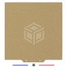Plaque PEI texturée double face 235x235mm sans base magnétique