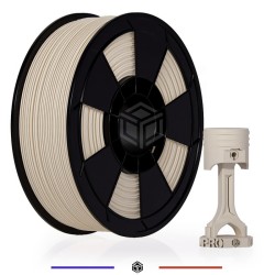 Filament 3D PETG 1 Kg Blanc Cassé 1.75 mm G3D PRO
