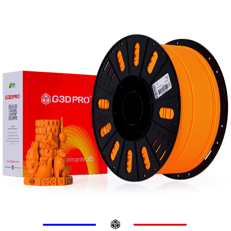 Fil 3D PLA 3 Kg 1.75 mm Orange Fil 3D PLA 3 Kg 1.75 mm Orange