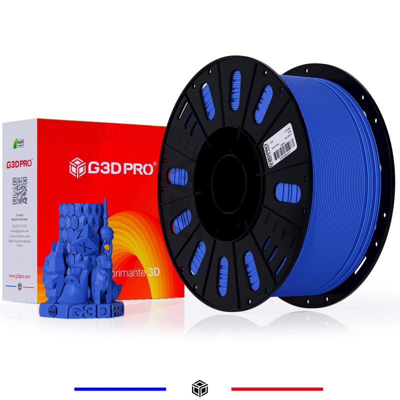 Fil 3D PLA 3 Kg 1.75 mm Bleu ciel