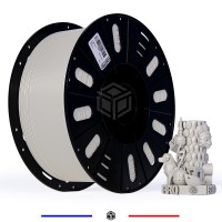 Fil 3D PLA 3 Kg 1.75 mm Perle Blanc