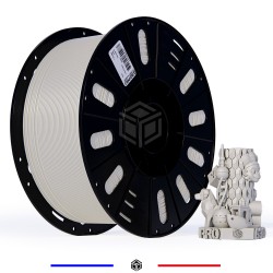 Fil 3D PLA 3 Kg 1.75 mm Perle Blanc