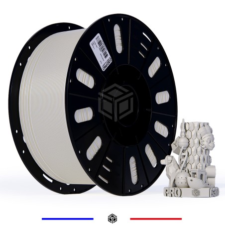 Fil 3D PLA 3 Kg 1.75 mm Perle Blanc