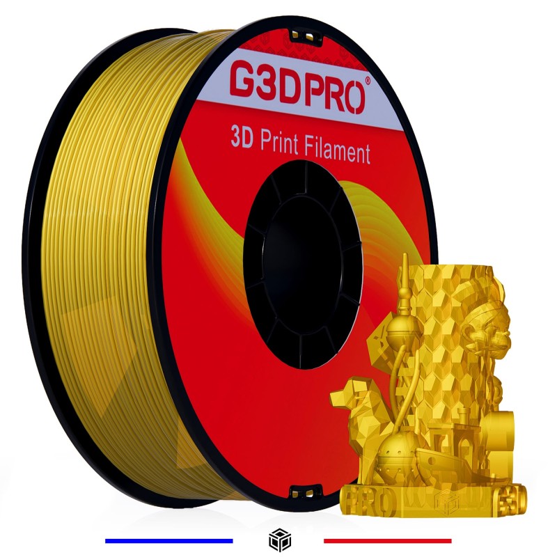 Filament 3D PLA Translucide 1 Kg Jaune 1.75mm Filament 3D PLA Translucide 1 Kg Jaune 1.75mm