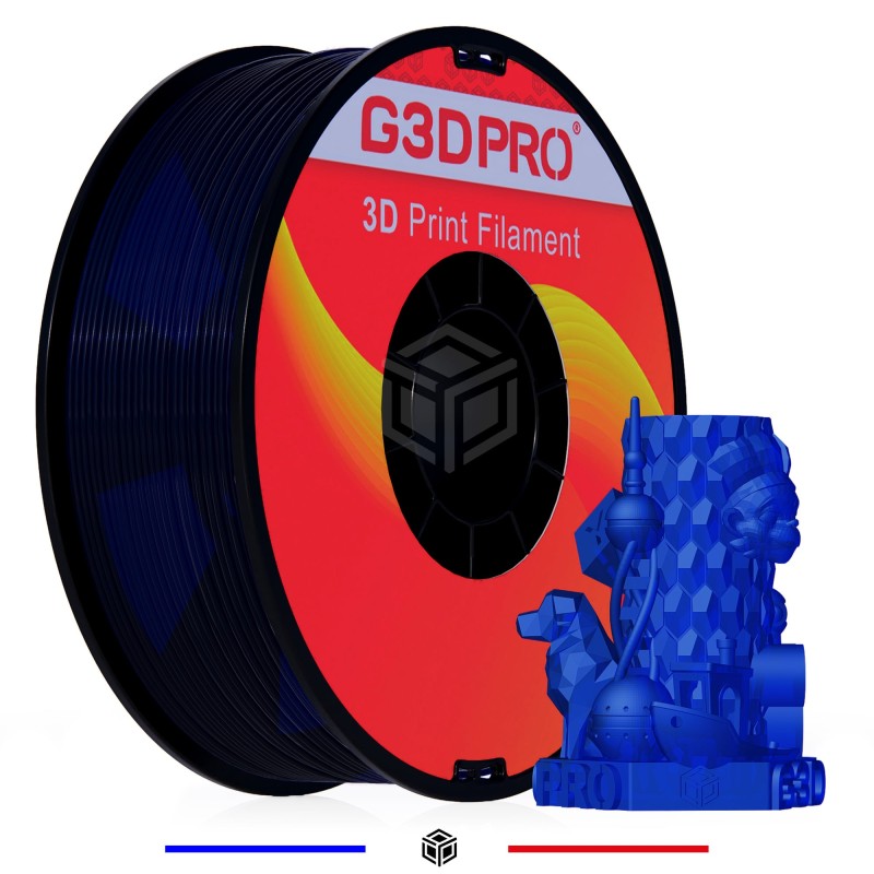 Filament 3D PLA Translucide 1 Kg Bleu 1.75mm Filament 3D PLA Translucide 1 Kg Bleu 1.75mm