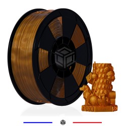 Filament 3D PLA Translucide 1 Kg Orange 1.75mm