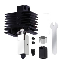 Hotend Bambu Lab X1 et X1C avec chaussette et clé de changement - 0,4mm acier trempé