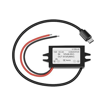 Convertisseur abaisseur 8-90 vers 5V (5A) USB-C