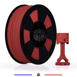 Filament 3D PETG G3D PRO® 1 Kg 1.75 mm Rouge Mat