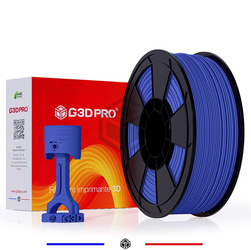 Filament 3D PETG G3D PRO® 1 Kg 1.75 mm Bleu Mat