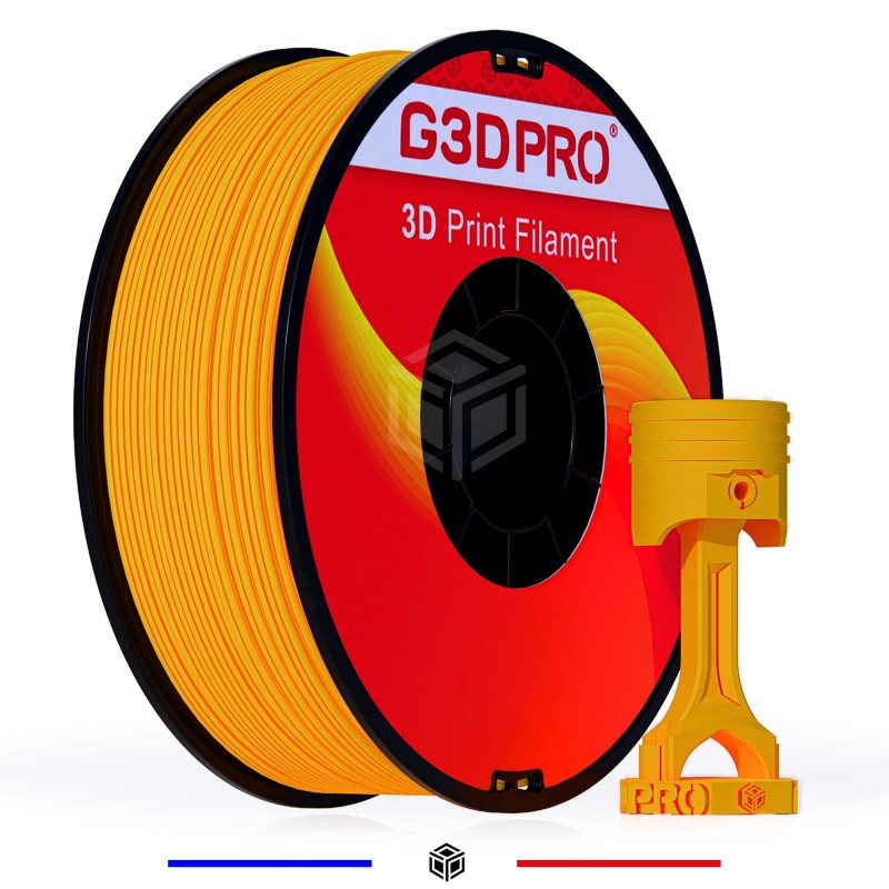 Filament 3D PETG G3D PRO® 1 Kg 1.75 mm Jaune Mat