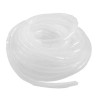 Gaine spiralée de frettage protection des câbles électriques Blanc