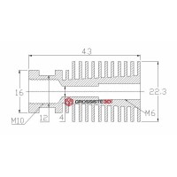 KIT TÊTE EXTRUDEUR 0.4mm E3D V6