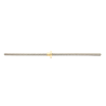 Tige filetée T8 - 400 mm - pas 2mm - acier inoxydable - filetage complet