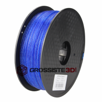 Filament 3D paillette Bleu PLA 3mm