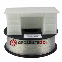 Filament 3D paillette transparent PLA 3mm
