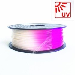 Filament 3D PLA Photosensible 500g Blanc au Violet 1.75mm