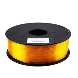 Filament PLA Translucide Orange 3mm – 1 Kg – Finition transparente