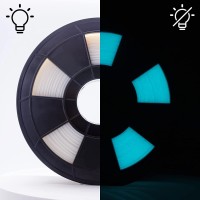 Filament 3D PLA Phosphorescent 1 kg 1.75 mm Cyan