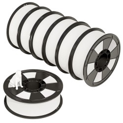 Pack PLA 1 kg 1.75 mm Blanc (6 + 1 gratuite)